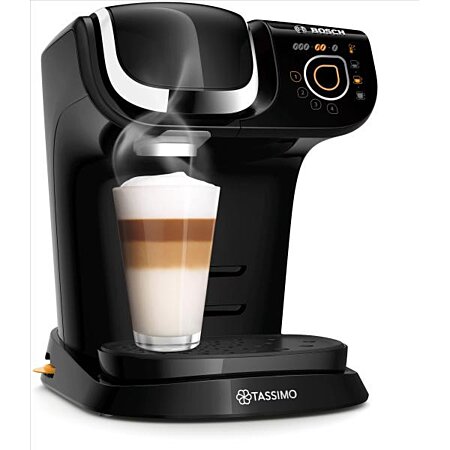 Bosch Tassimo Happy TAS1003 – Machine à café à capsules – Cafetière multi  boissons pour plus de 40 boissons – Avec technologie intellibrew – 1400 W –  Couleur : Rouge : : Cuisine et Maison