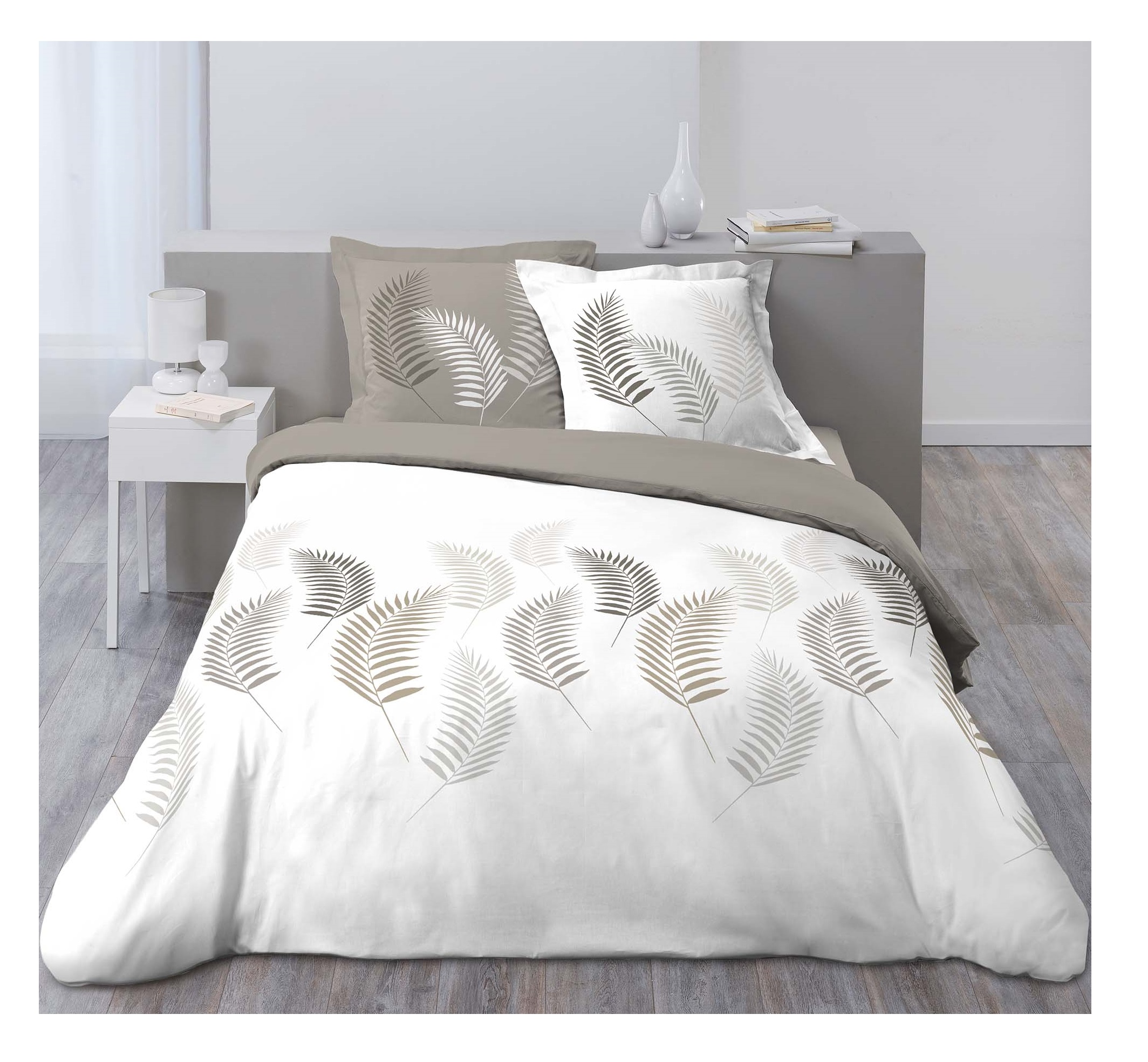 Boutis Couvre Lit Arkansas 240x220 Cm Gris Lovely Casa