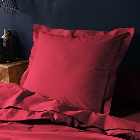 Collection - Taie d'oreiller - 63x63 cm - 1 piéce - Rouge