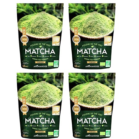 Thé vert Matcha en poudre Terre Exotique origine Japon (250 g)
