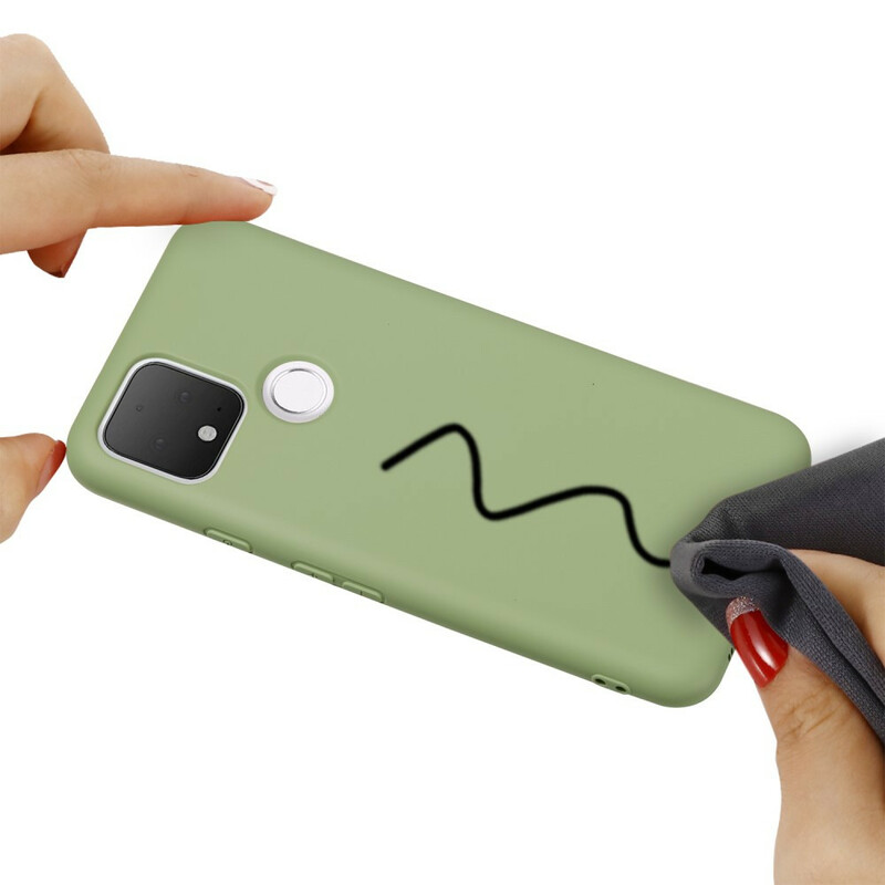 Coque Silicone Avec Cordon Pour Google Pixel 5 - Marque Kwmobile, Neuve