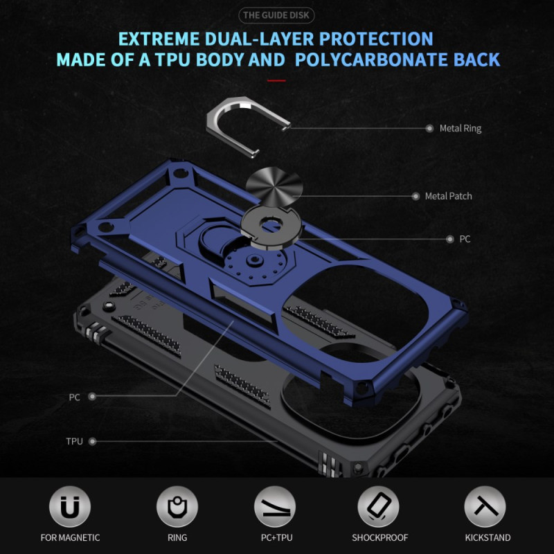 Coque Magnétique XTCASE Pour Xiaomi Redmi Note 14 Pro 5G / Poco X7 5G - Compatible MagSafe, Transparente Et Antichoc