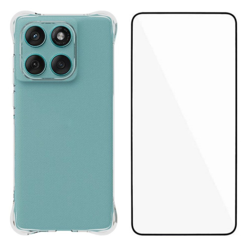Coque IPhone 13 Avec Cordon Réglable ISOI - Transparente, Silicone TPU Souple, Anti-choc - Collier Amovible Pour Mains Libres, Couleur Rose
