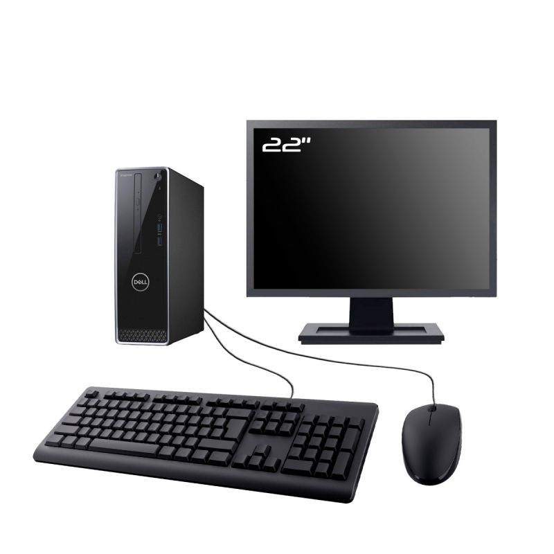 爆速!DELL 3470/i3-8100T/SSD+HDD/office2021 PC Dell 3470 SFF Ecran 22 Intel I3-8100 RAM 8Go SSD 500Go HDMI
