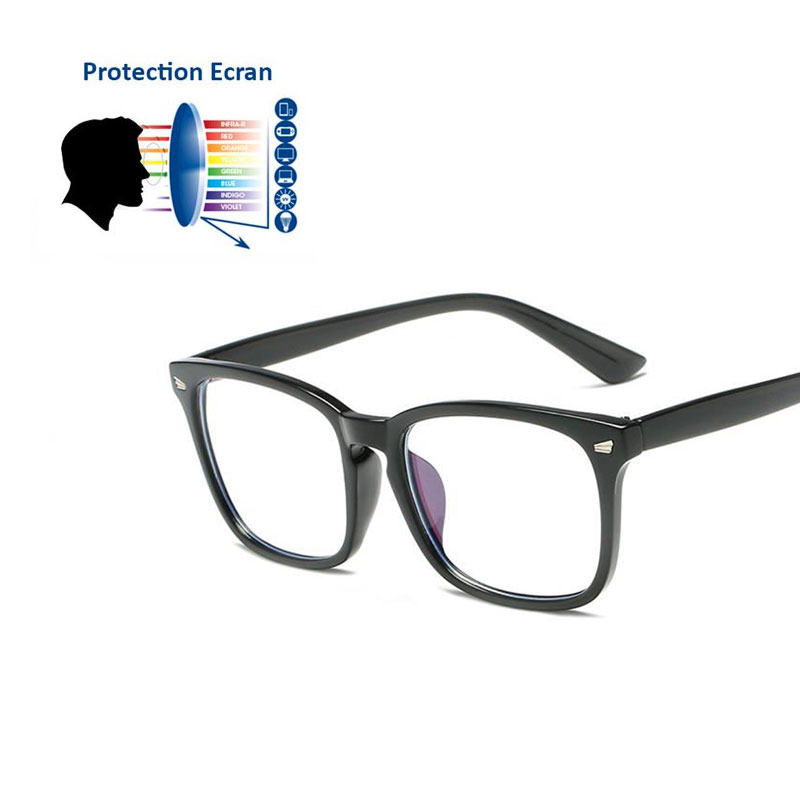 Generic lunettes Anti-lumière bleue pour enfants, verres transparents  réfléchissants, protection uv 400, pour ordinateur à prix pas cher