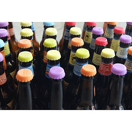 SHOP-STORY - Lot de 6 Bouchons pour Refermer et Différencier Les Bouteilles  de Bière - Beer Savers