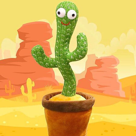 Dancing Cactus, jouet cactus parlant, ensoleillé Le cactus répète