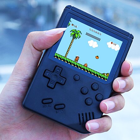 SHOP-STORY - GAME BOX BLACK : Console de Jeux Portable avec 400 Jeux Retro  Vintage Batterie Rechargeable Connection TV Couleur Noir au meilleur prix