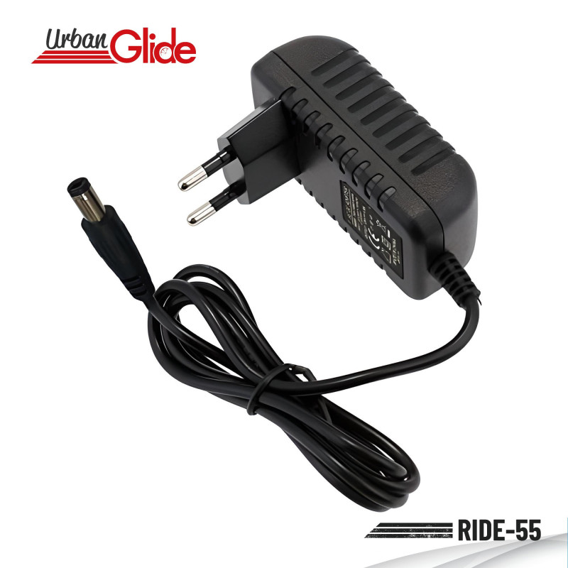 Chargeur électrique rapide pour trottinette Ride 85XL de chez UrbanGlide -  36V - 3A - 10S