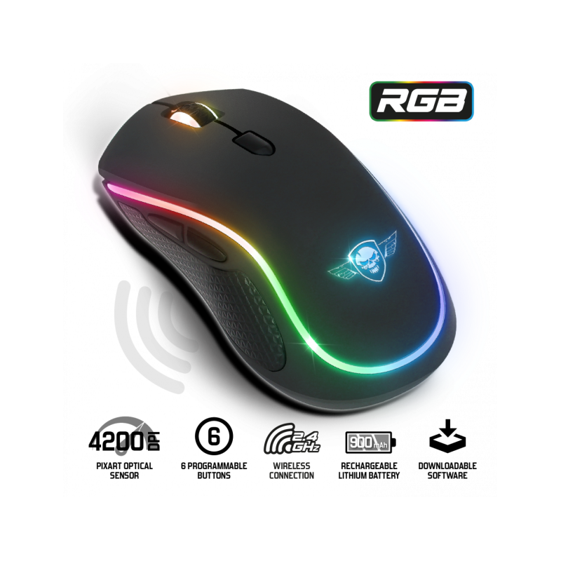Souris sans fil Gaming Asus Rog Harpe Ace Aim Lab Edition Blanc - Fnac