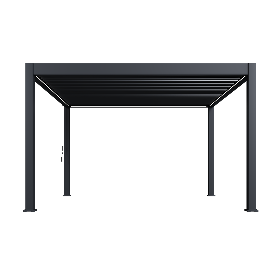 Kit éclairage LED pour pergola bioclimatique autoportante 4x4 mètres