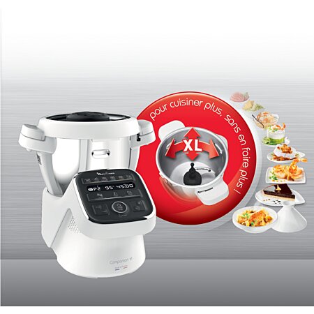 Moulinex robot culinaire Companion XL noir et blanc YY4968FG