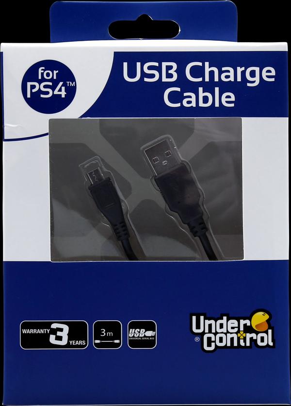Under Control 1602 câble USB 3 m USB 2.0 USB A Micro-USB B Noir au meilleur  prix
