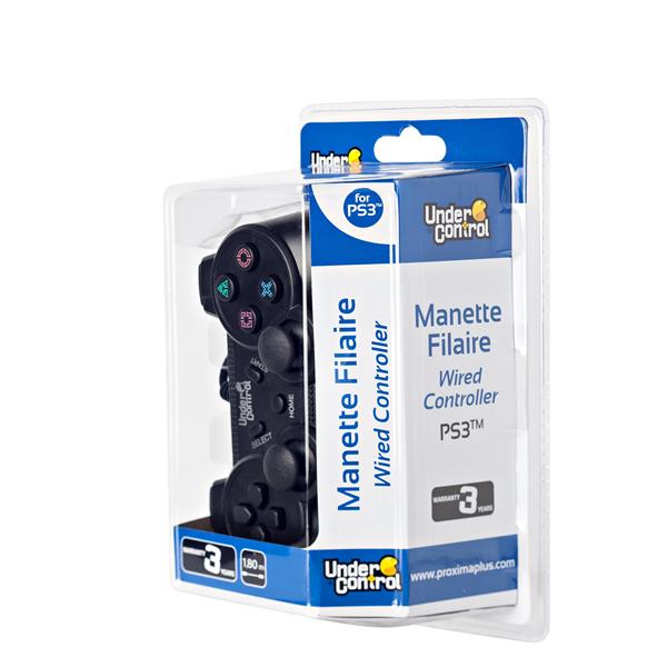 Sony 2 Manette PS3 - GARANTIE 6 MOIS -Noir - Prix pas cher
