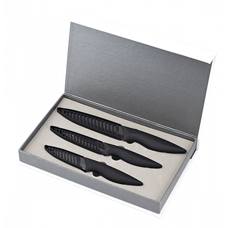 Venteo - Coffret Couteaux Céramique Excellence - coloris noir