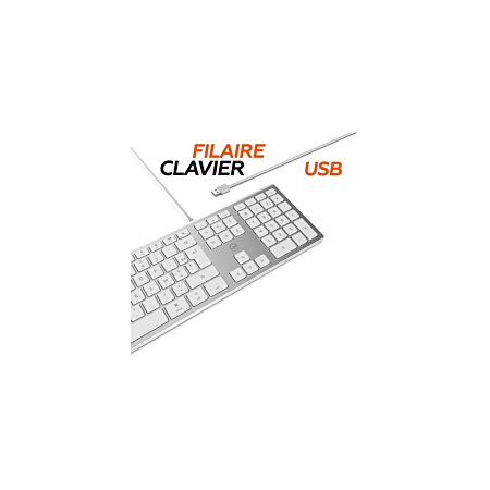 Mobility Lab Design Touch - clavier filaire Azerty pour Mac Pas