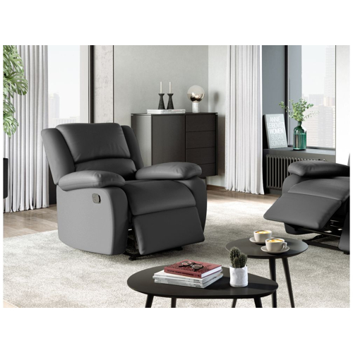 Fauteuil RELAX 1 place PU gris