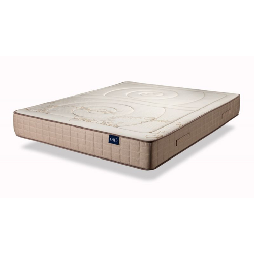 Matelas Mousse NATURA à  mémoire de forme VISCOSOJA® 160x200 blanc/beige