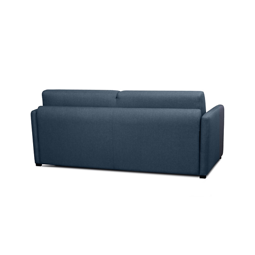 Canapé convertible système couchage express 3 places en tissu - Bleu foncé