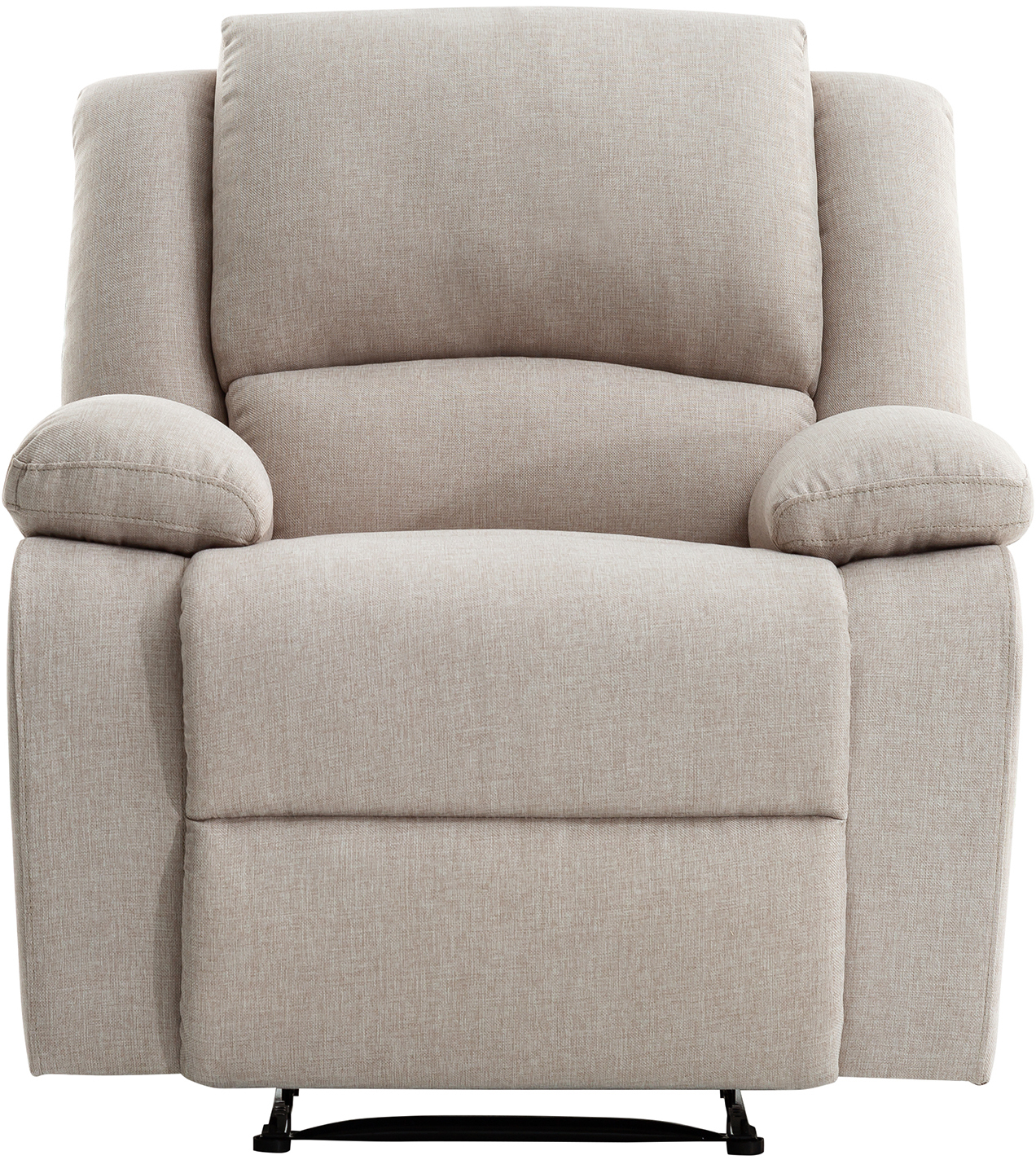 Fauteuil de relaxation en tissu - Beige