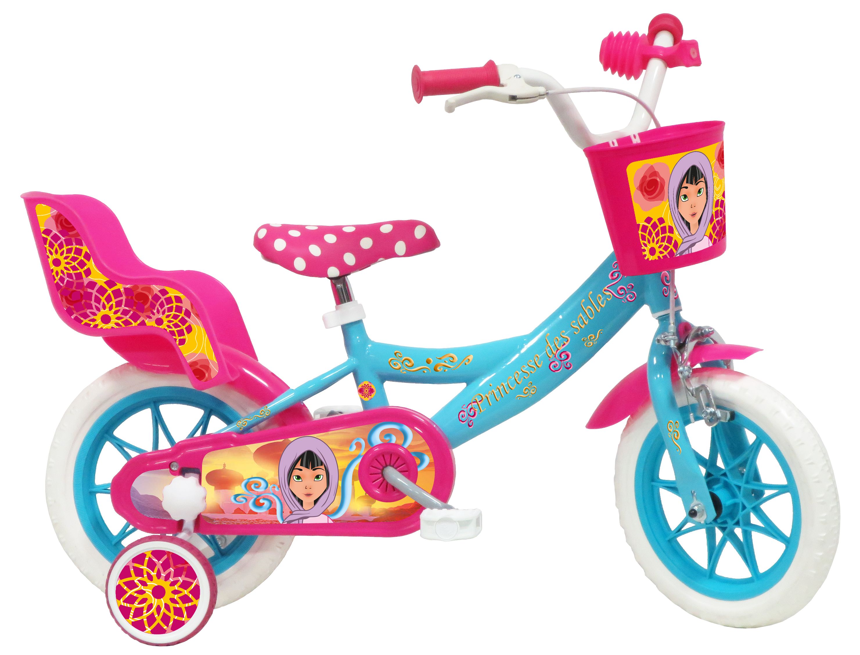 Maxxus Selle de vélo enfant fleurs