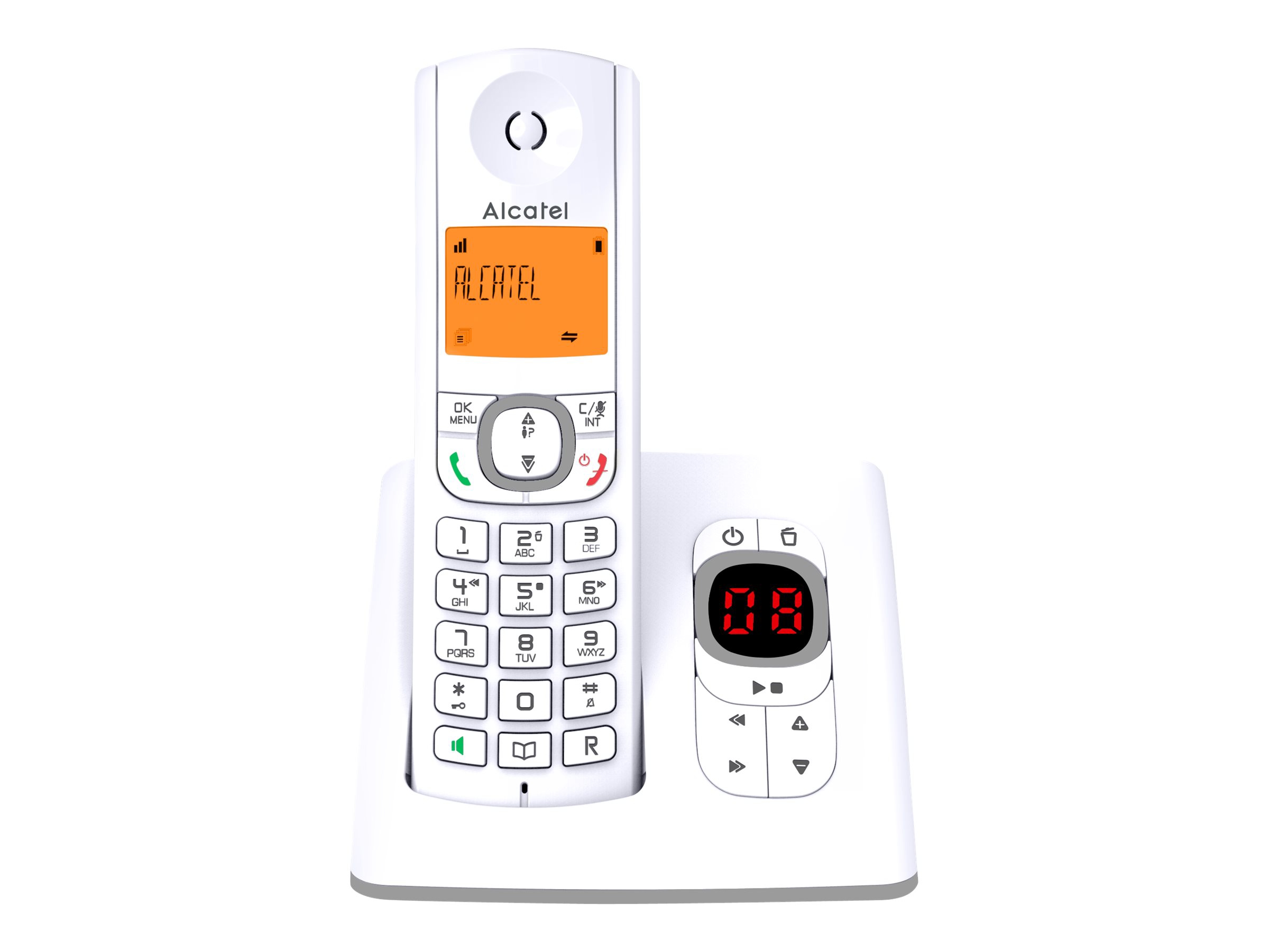 Téléphone fixe sans fil Alcatel F530 solo rép gris au meilleur prix