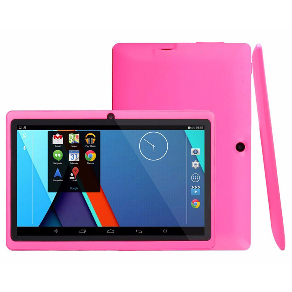 Tablette enfant 7 pouces Android 6.0 Quad Core 40Go Rose