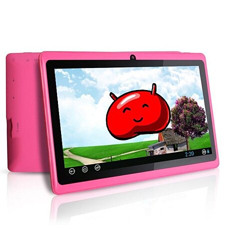 TopLuck Tablette 7 Pouces, Tablette Android, Double Caméras, WiFi,  Bluetooth, GPS, Rose