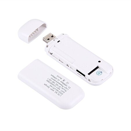 Qiilu Clé électronique 3G pour carte SIM, carte réseau 3G, clé USB pour  carte réseau 3G UMTS: B1 ne prend pas en charge le WIFI blanc 