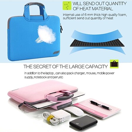 Sacoche Ordinateur Portable 15 Pouces Coque Pochette Macbook Air Pc Gris  YONIS au meilleur prix