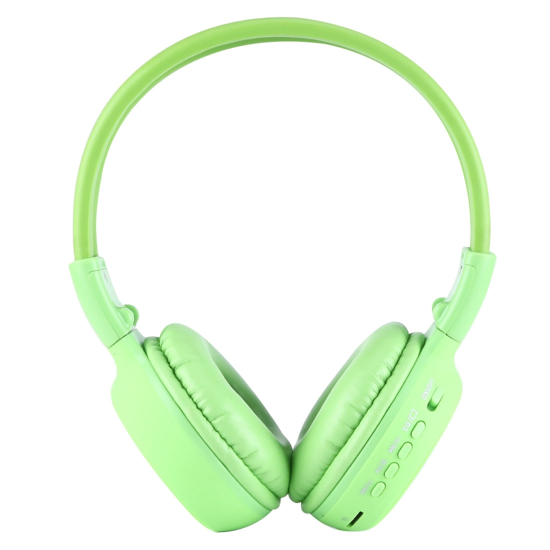 Casque anti bruit bluetooth avec microphone Écran LCD Batterie Vert