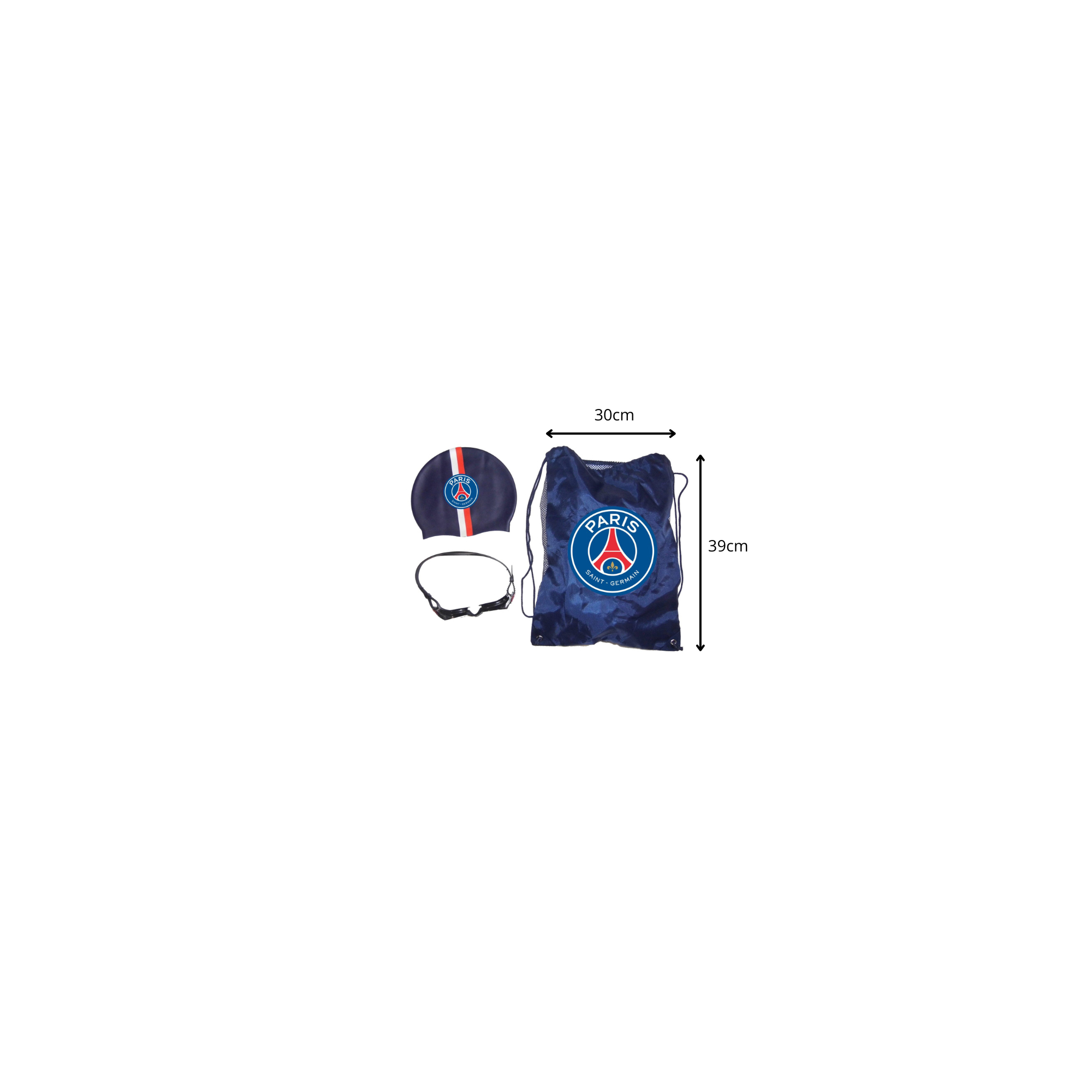 Classeur A4 PSG Paris Saint-Germain Officiel - Cartonné 4 Anneaux, Épaisseur 4 Cm