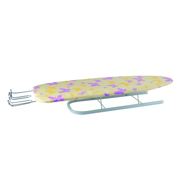 Table à Repasser MSV Eco – 10 Hauteurs Jusqu'à 90 Cm, Repose-Fer H, 130 × 33 Cm, Pliante