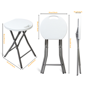 Mini Chaise Pliante Légère Avec Sac - Tabouret De Camping, Jardin, Pique-nique - Cadre Acier, Pliage à Une Main