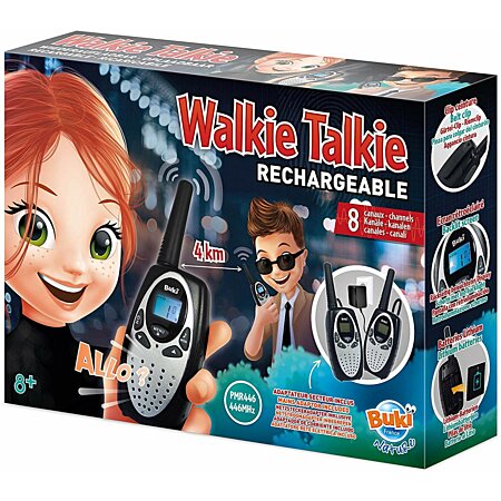 3 Pièces Talkie Walkie Rechargeable Enfants Adultes,Talkie-Walkie Longue  Portée avec , Walkie Talkie USB Type