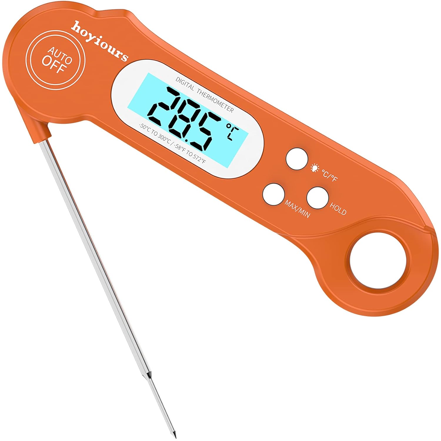 Thermomètre Cuisine, Thermomètre à Viande Numérique 3 Secondes Haute