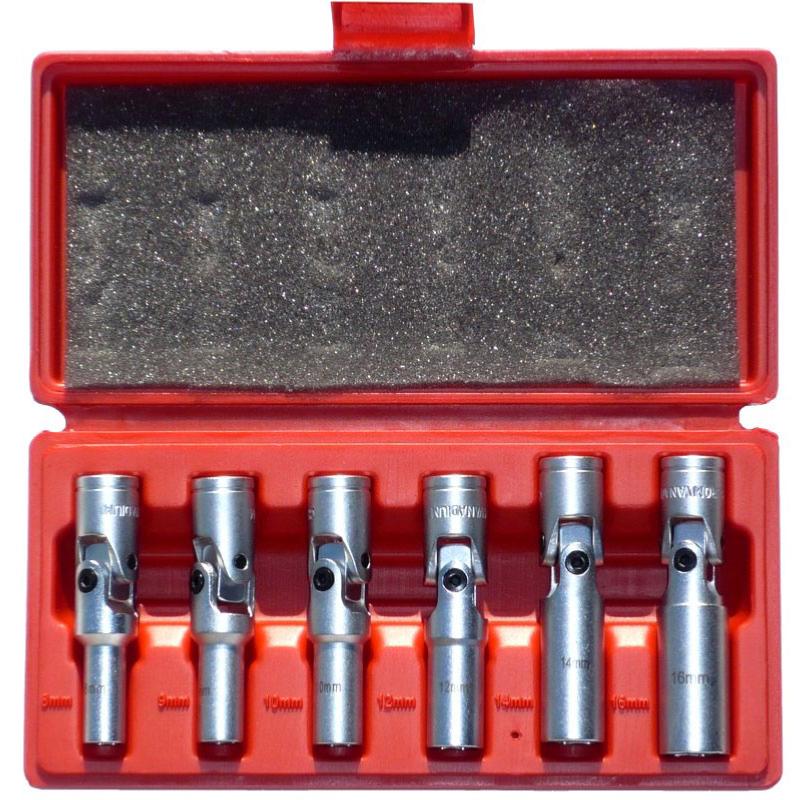 Douille à Bougie Articulée 3/8" 9 Mm Pour Bougies De Préchauffage - Acier Chrome Vanadium - Accès Endroits Difficiles - OROK