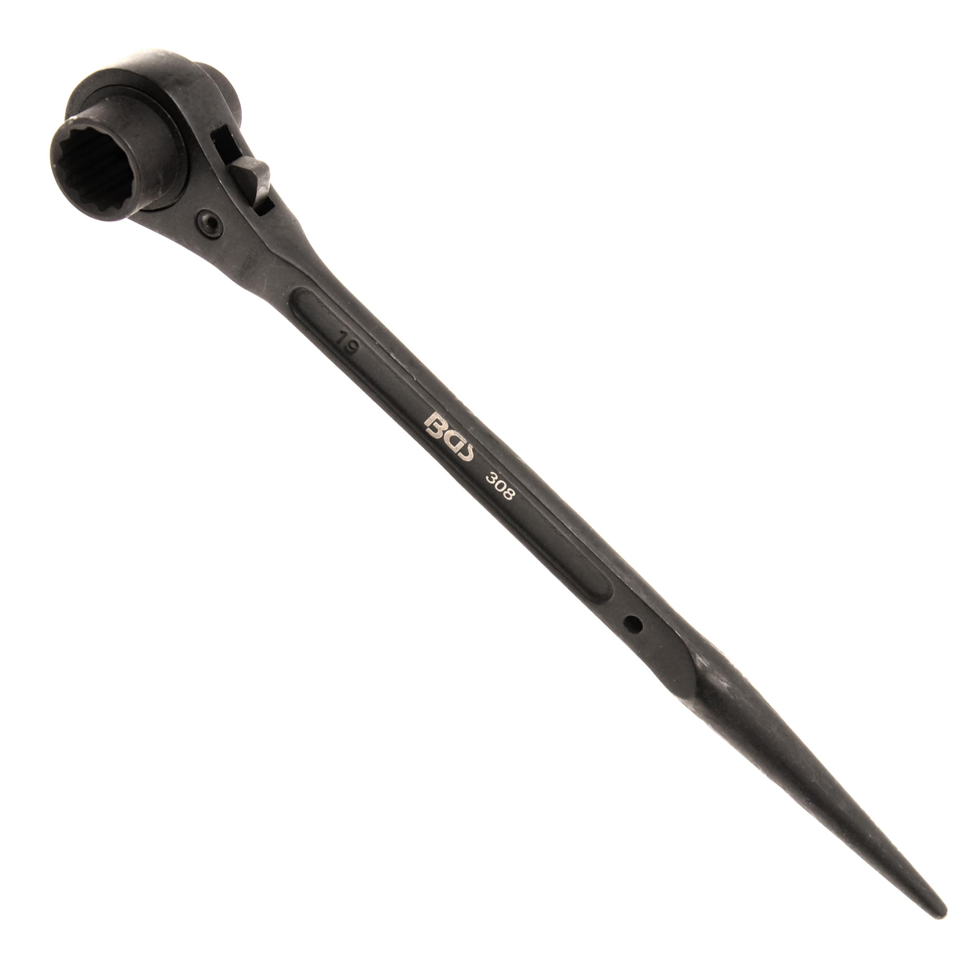 Clé à Cliquet Podger Échafaudage Hexagonale 19-22mm Ausuky - Outil Robuste Cr-V Or