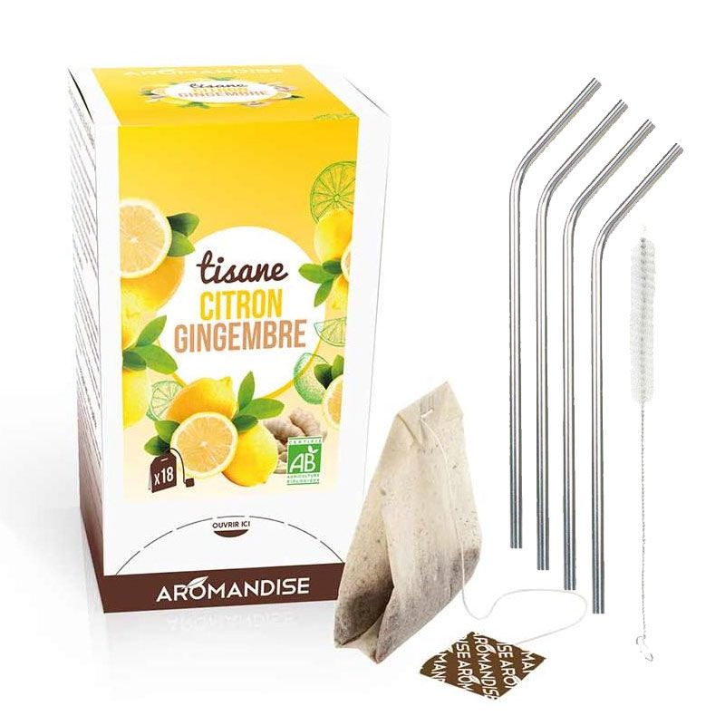 Infusion Citronnelle & Gingembre Bio 20 pièces