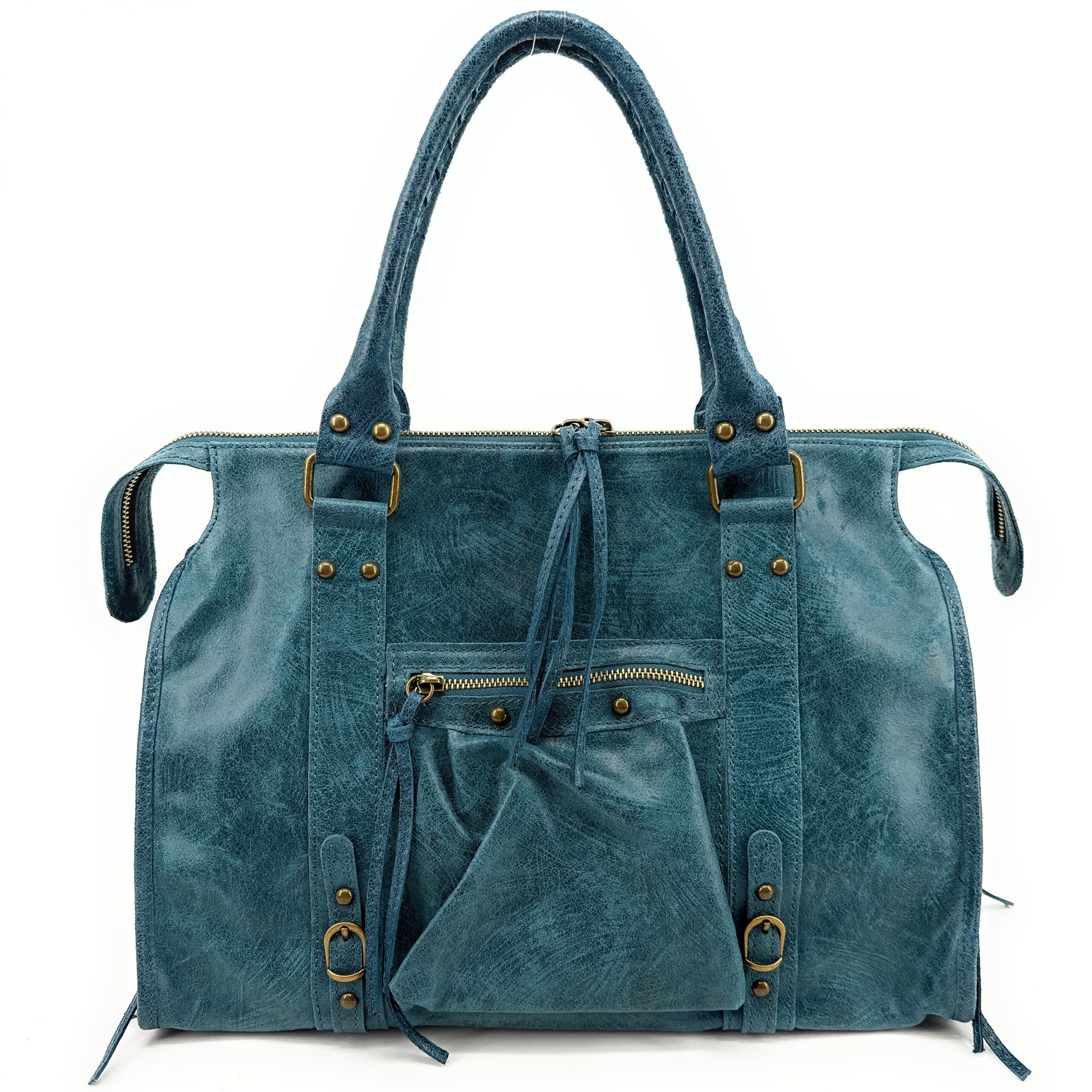 Sac à Mains En Cuir Italien Absolument Neuf, Jamais Porté - Marque Non Précisée