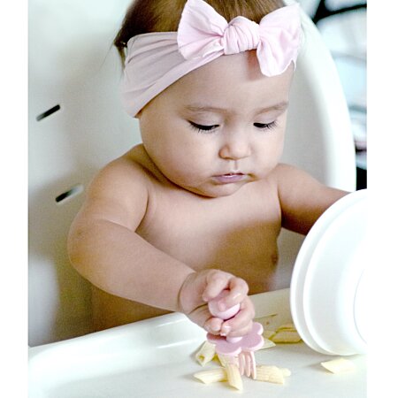 Ensemble cuillère et fourchette pour bébé, cuillère d'apprentissage pour  bébé, couverts d'apprentissage ergonomiques facilitant l'auto-alimentation  sans BPA pour bébé de 12 mois et plus 