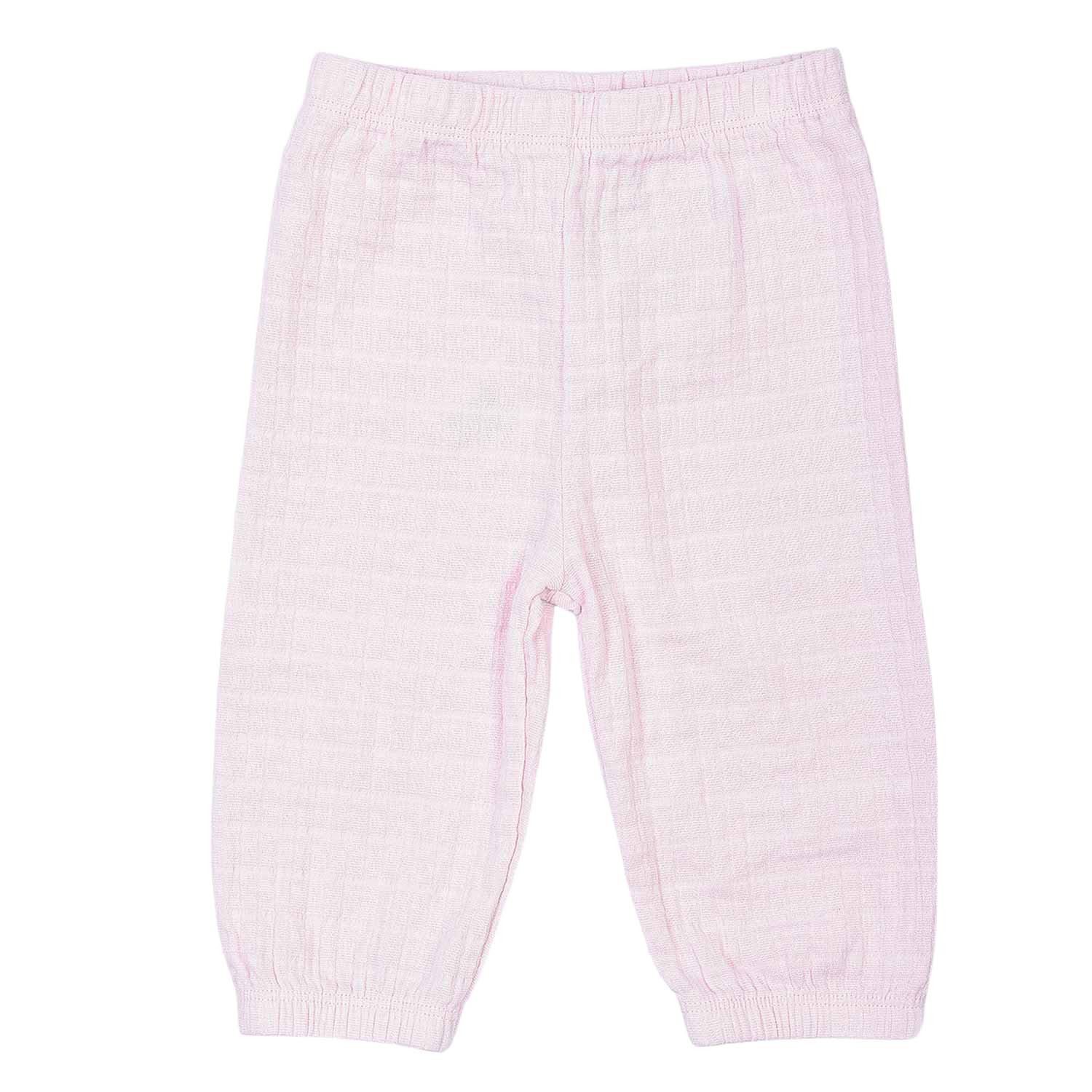 Pantalon en gaze de coton bébé - rose pâle, Bébé