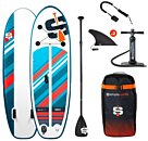 Stand UP Paddle Gonflable JUNIOR 8' Bleu 244 x 76 x 10 cm