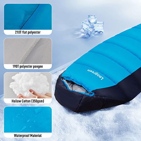 Sacs de couchage de type Momie, de la marque National Geographic (100% polyester) , idéal pour le camping et la randonnée - Sport & Plein air Sacs de couchage de type Momie, de la marque National Geographic (100% polyester) , idéal pour le camping et la randonnée - Sport & Plein air