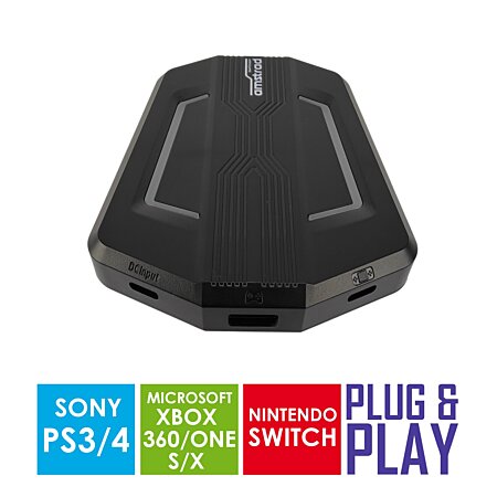 Amstrad SWITCH007 Convertisseur plug & play clavier, souris & casques pour  consoles: PS3/4 - XBOX 360/ONE - SWITCH au meilleur prix