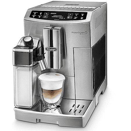Delonghi - machine à expresso automatique avec broyeur connecté pour Café  en grains et moulu 1450W gris noir - Expresso - Cafetière - Rue du Commerce