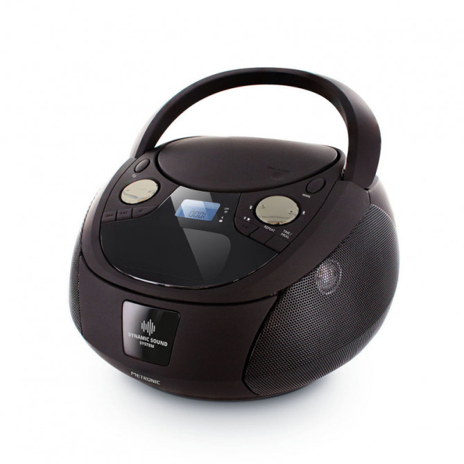 mini chaine hifi Radio Lecteur CD MP3 USB Bluetooth noir au meilleur prix