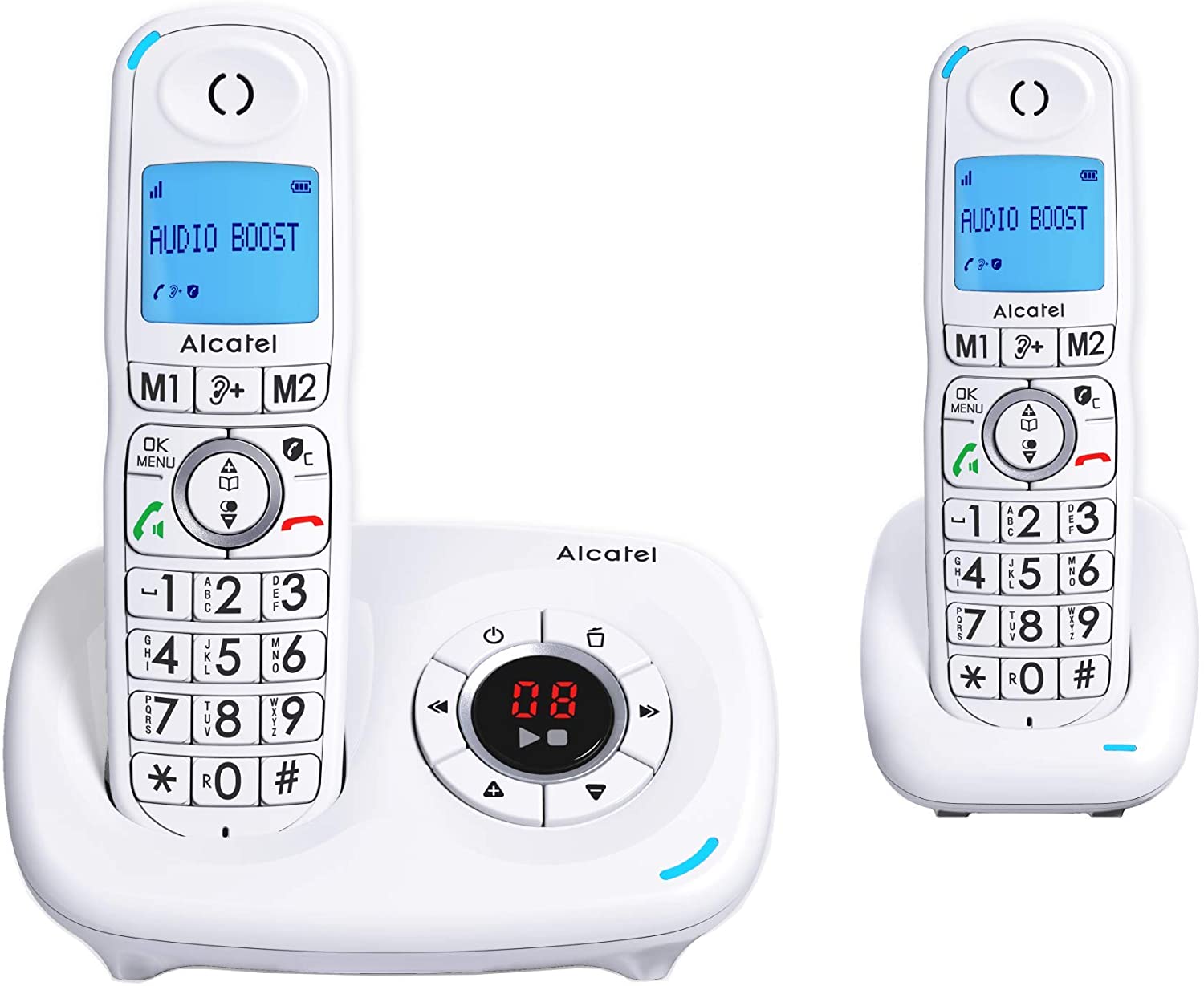 Téléphone Fixe Sans Fil REF D285 DUO - espace technologie e.leclerc