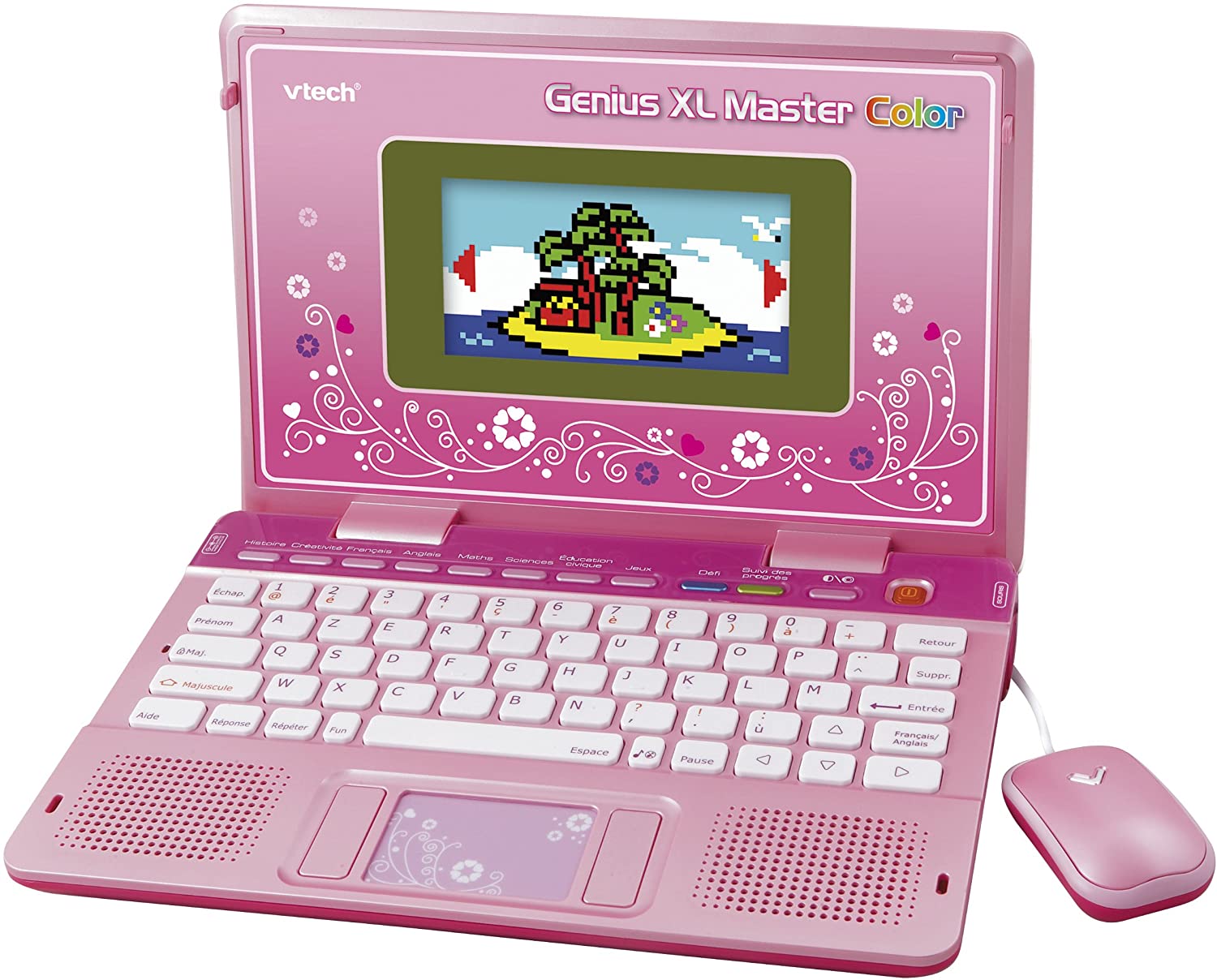 ordinateur Portable pour apprendre l'anglais rose