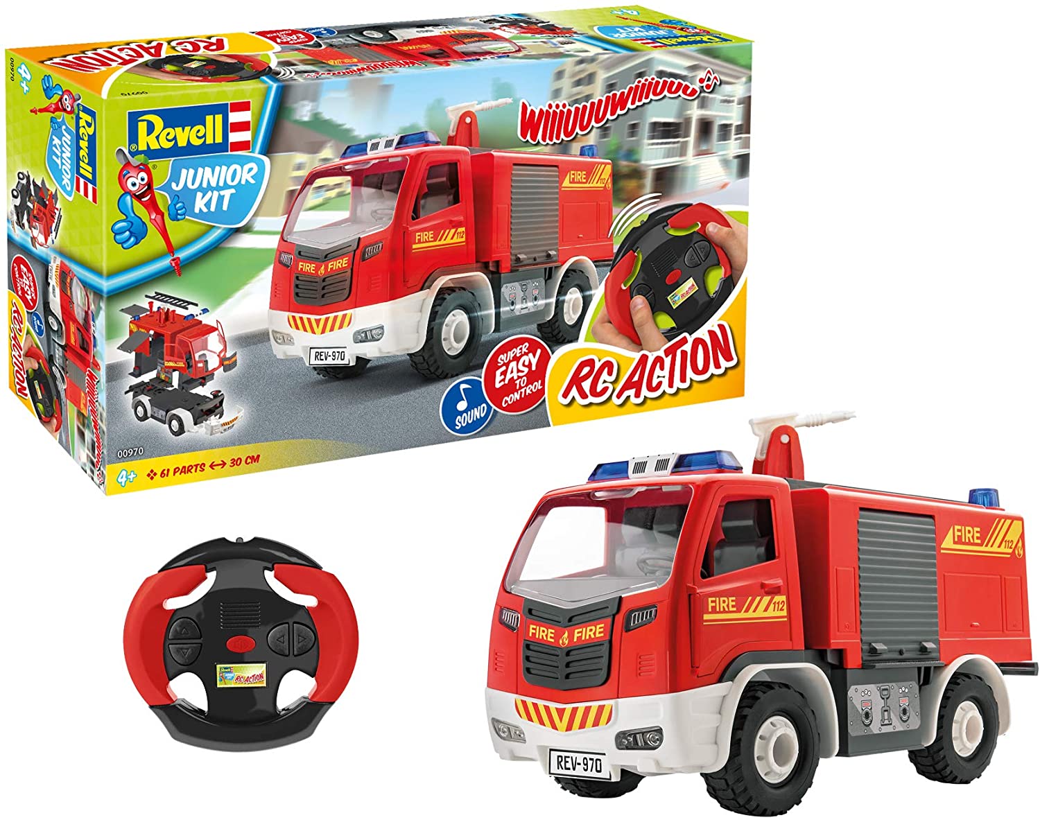 Grand Camion De Pompiers Avec échelle Télescopique Et Lance à Eau | Vinted